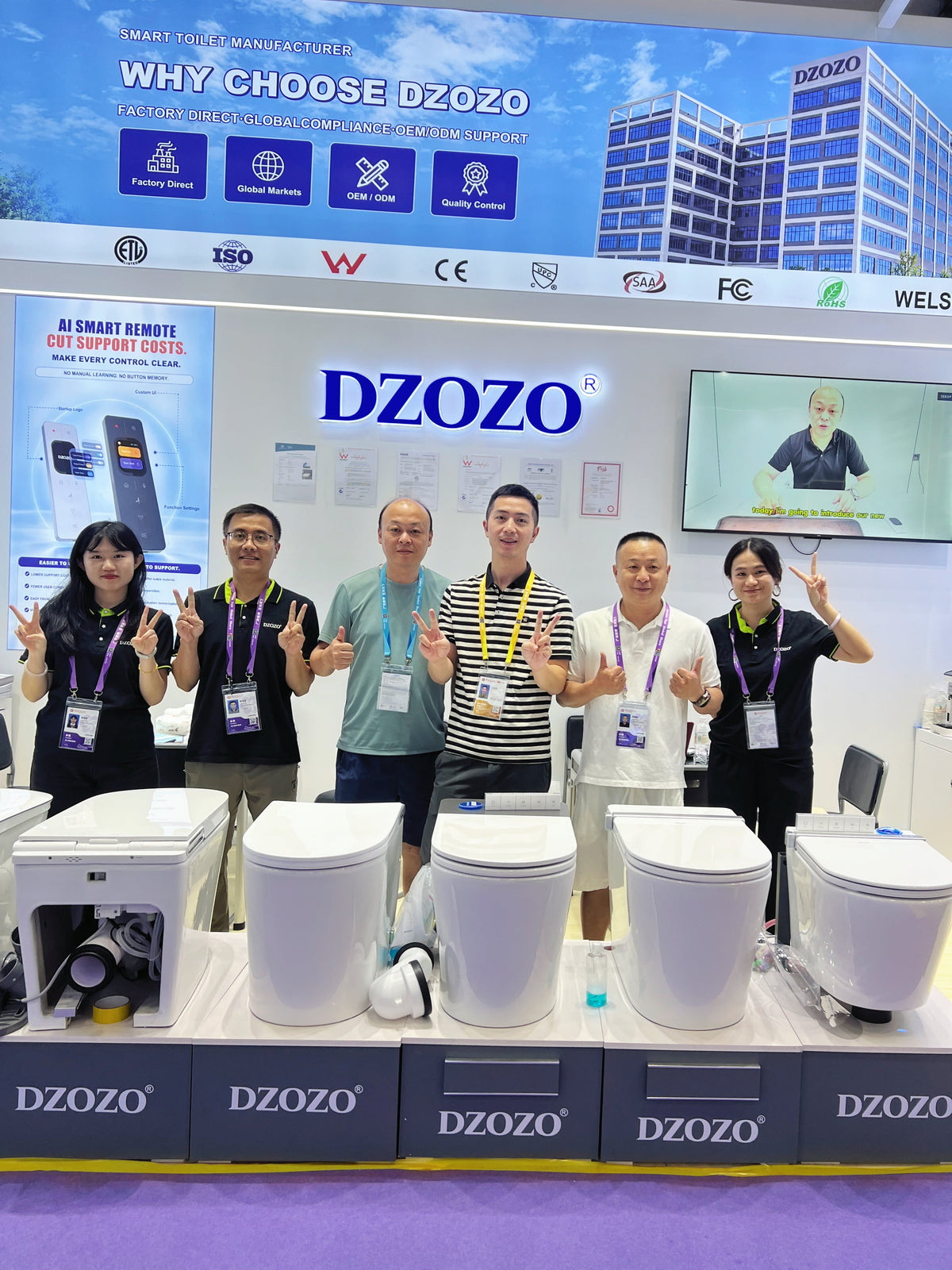DZOZO at Canton Fair 2026: The Best Smart Toilet Experience Must Be Seen in Person