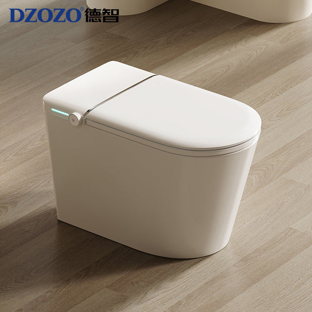 DZOZO S009 High Quality Semi Smart Toilet Automatic Flip Cover Intelligent WC Toilet