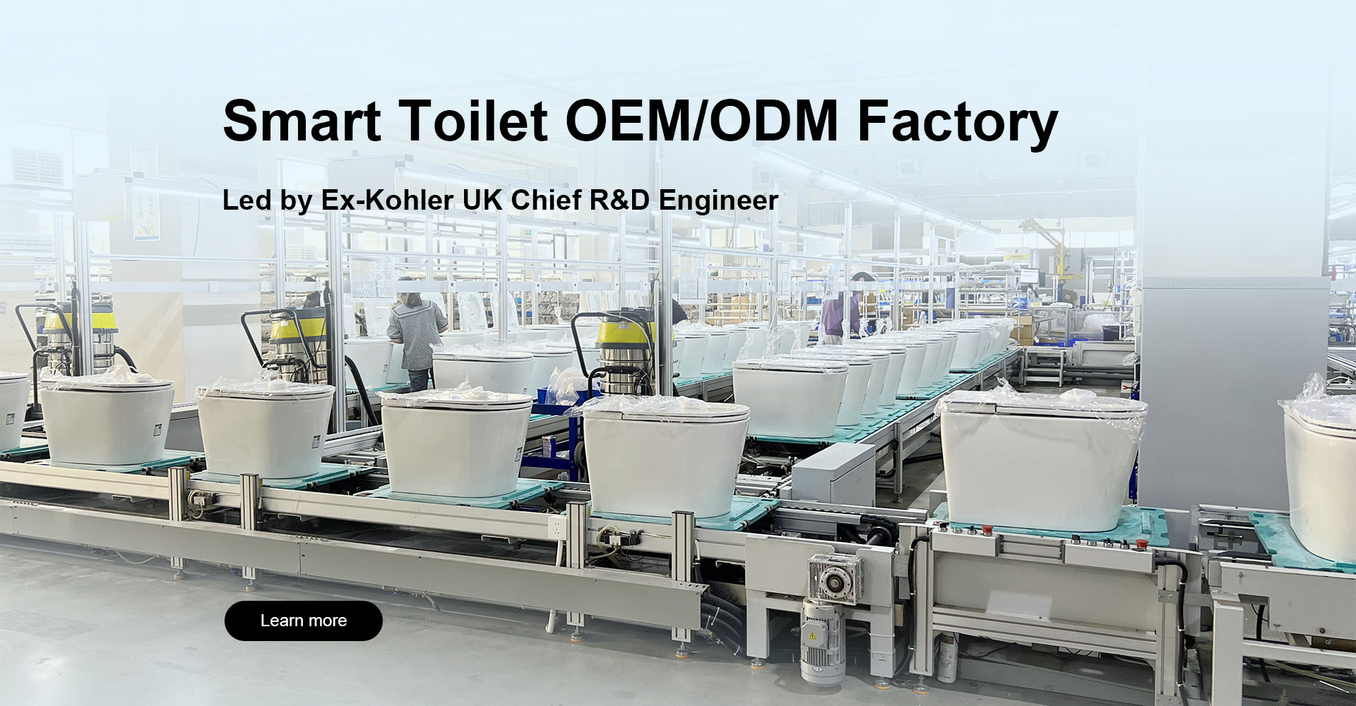 Smart Toilet FactoryLed by Ex-Kohler UK Chief R&D Engineer