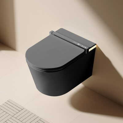 DZOZO S005 Black Wall Hung Ceramic High End Smart Toilet