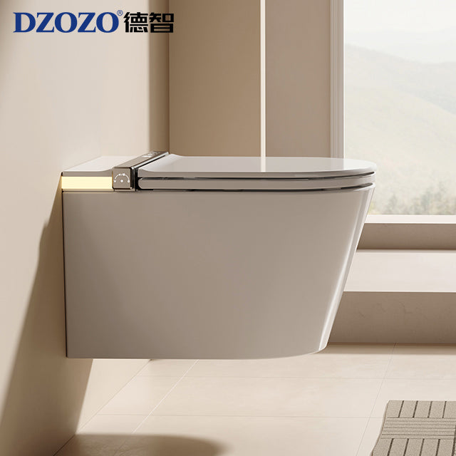 DZOZO S005 White Wall-Hung Smart Toilet with Bidet & Auto Flush | OEM/ODM