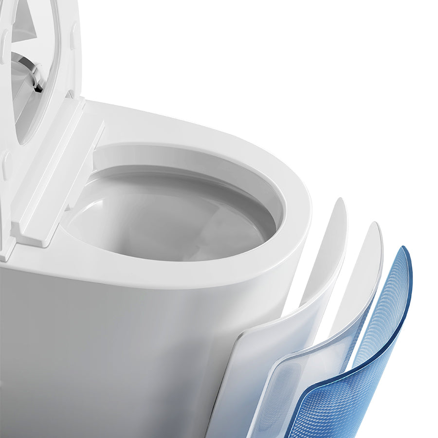 DZOZO H8 Non-Electric Smart Toilet with Dual Wash and Foot Flush | OEM/ODM